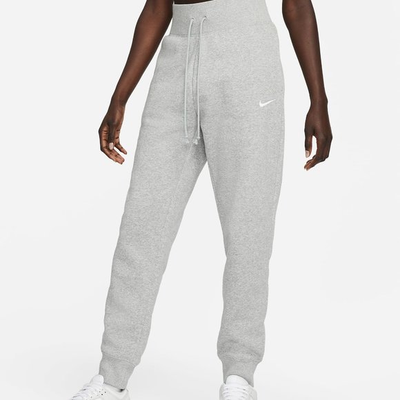 Nike Womens Phoenix Fleece High-Waisted Joggers Sweatpants Medium - Picture 1 of 8